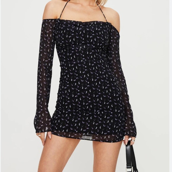 NWT princess Polly Tisha off the shoulder mini dress - Picture 1 of 5